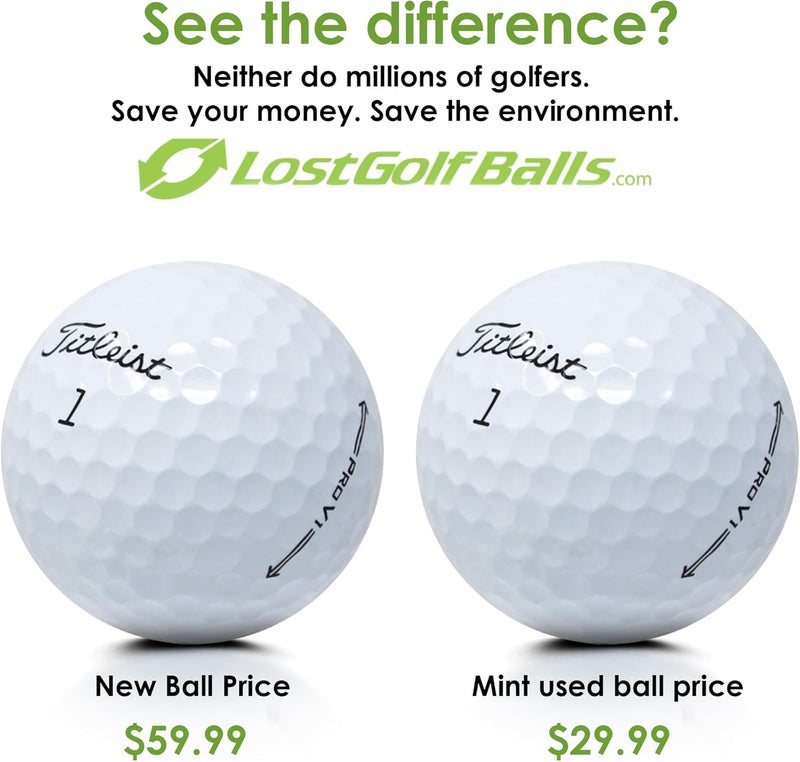 LostGolfBalls - 24 Kirkland Signature Golf Balls in Mint Condition, Recycled Used Golf Balls, AAAAA Quality Quality, White - Image 5